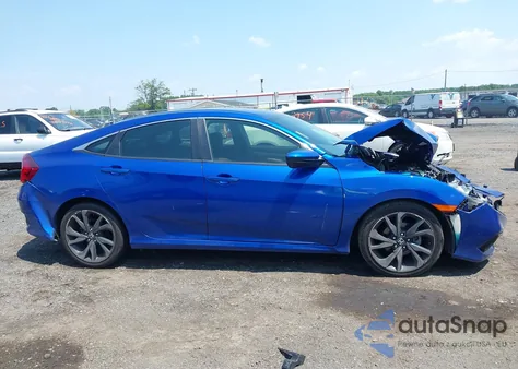 2020 Honda Civic Sport z USA, uszkodzony, nr VIN 2HGFC2F84LH563953